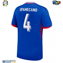 Moški Nogometni dresi Francija Dayot Upamecano #4 Domači EP 2024 Kratek Rokav